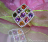 Gorgeous Multicolor Gemstone Ring with Diamonds