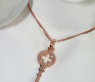 Pretty Diamond Key Pendant
