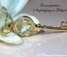 Pretty Diamond Key Pendant