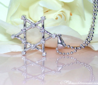 Terrific "Star of David" Diamond Pendant