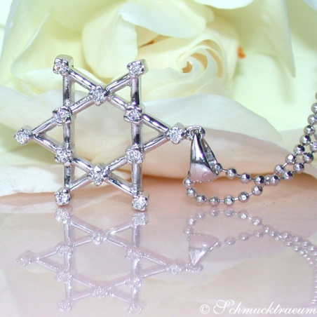 Terrific "Star of David" Diamond Pendant