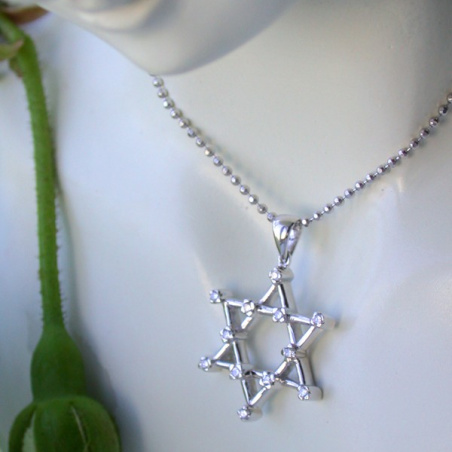Terrific "Star of David" Diamond Pendant