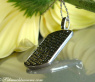 Striking Black Diamond Dog Tag Pendant