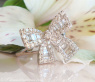 Feminine Diamond Bow Ring