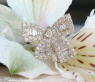 Feminine Diamond Bow Ring