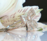 Feminine Diamond Bow Ring