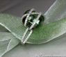 Prasiolith Ring mit Brillanten