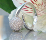 Attractive Pave Ball Diamond Ring