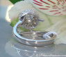 Attractive Pave Ball Diamond Ring