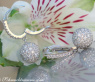 Precious Diamond Pavé Ball Earrings