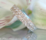 Precious Diamond Eternity Ring in White gold 18k