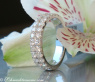 Precious Diamond Eternity Ring in White gold 18k