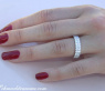 Precious Diamond Eternity Ring in White gold 18k