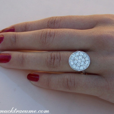 Unusual Diamond Ring