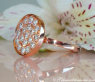 Unusual Diamond Ring in Rose Gold