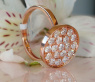 Unusual Diamond Ring in Rose Gold