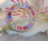 Pretty Rainbow Sapphire Pendant with Diamonds