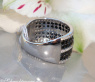 Precious Black & White Diamond Ring
