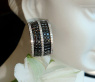 Casual Smart Black & White Diamond Earrings