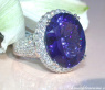 Top AAA Tanzanite Ring with Diamonds