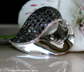 Fancy Black Diamond Heart Pendant