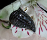 Fancy Black Diamond Heart Pendant