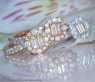 Three enchanting diamond stacking ring