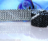 Schwarz / Weiß Diamanten Armband