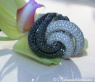 Extra Large Black & White Diamond Ring
