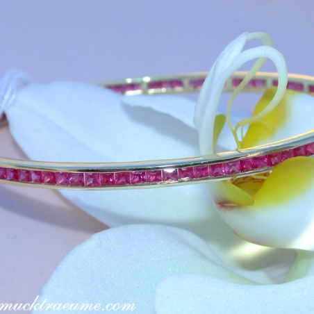 Pretty Ruby Bangle