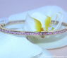 Rosa Saphir Armreif
