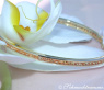 Pretty Orange Sapphire Bangle