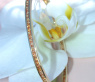 Pretty Orange Sapphire Bangle