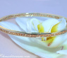 Pretty Orange Sapphire Bangle
