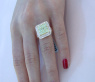 Exquisite Yellow Diamond Ring