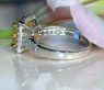 Exquisite Yellow Diamond Ring with White Diamonds