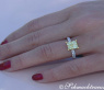 Delicate Yellow Diamond Ring