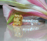 Delicate Yellow Diamond Ring