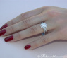Timeless precious diamonds ring