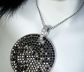 Modifiable Black & White Diamond Pendant