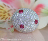 Opulent Ruby Diamond Ring