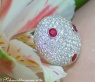 Opulent Ruby Diamond Ring