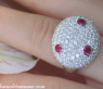 Opulent Ruby Diamond Ring
