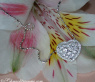 Elegant Diamond Heart Pendant incl. Chain