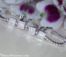Brillanten Armband mit Diamanten im Baguette-Schliff