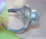 Südseeperle Ring mit Brillanten & Diamanten