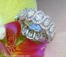 Magnificent diamonds eternity ring with marquise diamonds