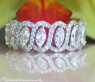 Magnificent diamonds eternity ring with marquise diamonds