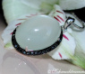 Fancy Moonstone Pendant with Black Diamonds