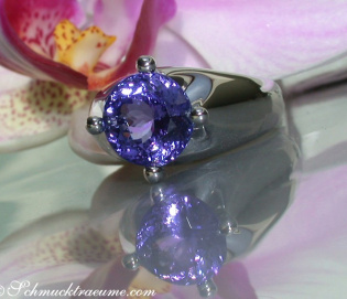 Stately Tanzanite Solitaire Ring